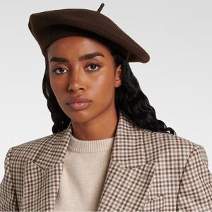 Women's Wool Brown Beret